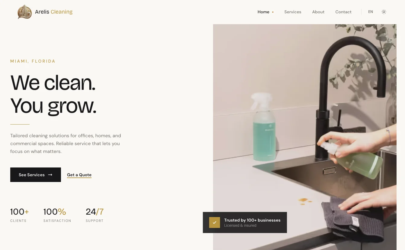 ARELIS C CLEANING SOLUTIONS